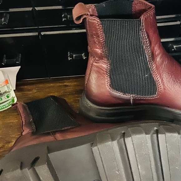 Zaina burgundy boots - Picture 7 of 7